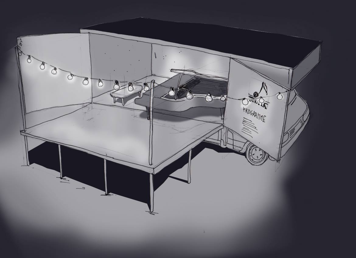 camion scène